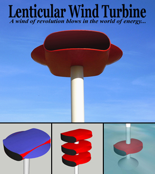 Futurizon invented a lenticular wind turbine ultra powerful